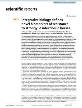 Integrative Biology Defines Novel Biomarkers of Resistance To