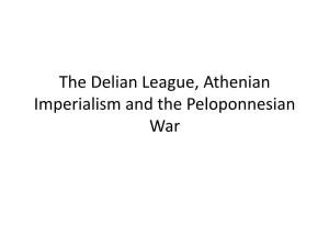 The Delian League and Athenian Imperialism