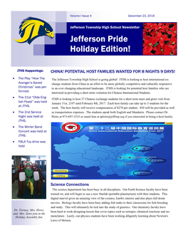 Jefferson Pride Holiday Edition!