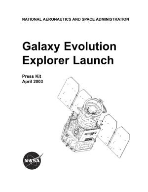 Galaxy Evolution Explorer Launch