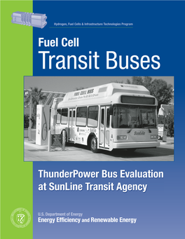 Fuel Cell Transit Buses: Thunderpower Bus Evaluation at Sunline Transit Agency