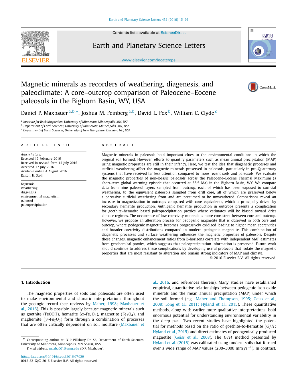 Magnetic Minerals As Recorders of Weathering, Diagenesis, And