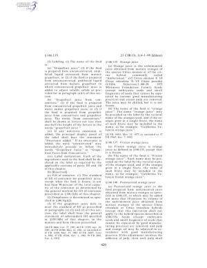 21 CFR Ch. I (4–1–99 Edition) § 146.135