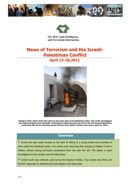 News of Terrorism and the Israeli-Palestinian Conflict