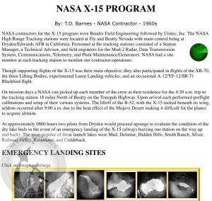 Nasa X-15 Program