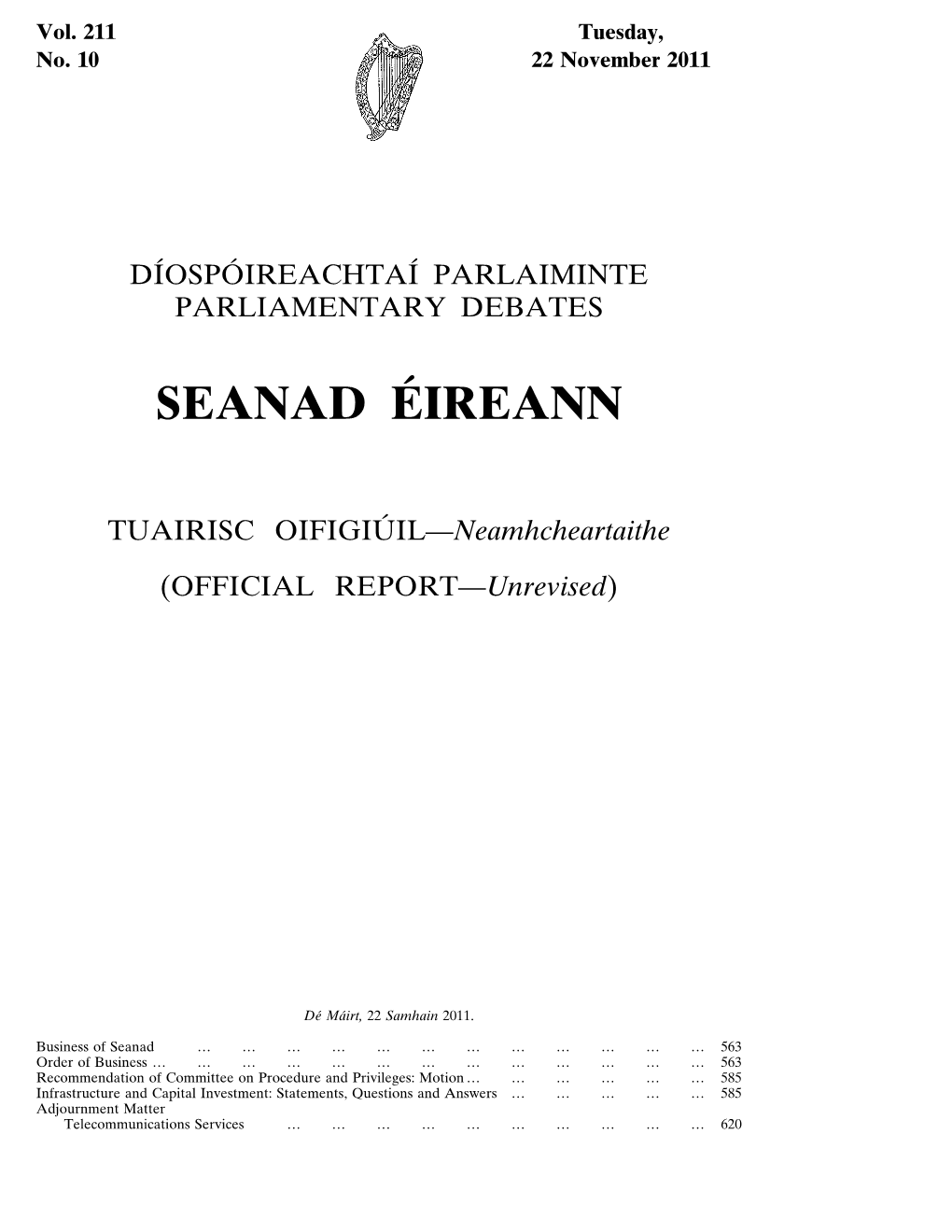 Seanad Éireann