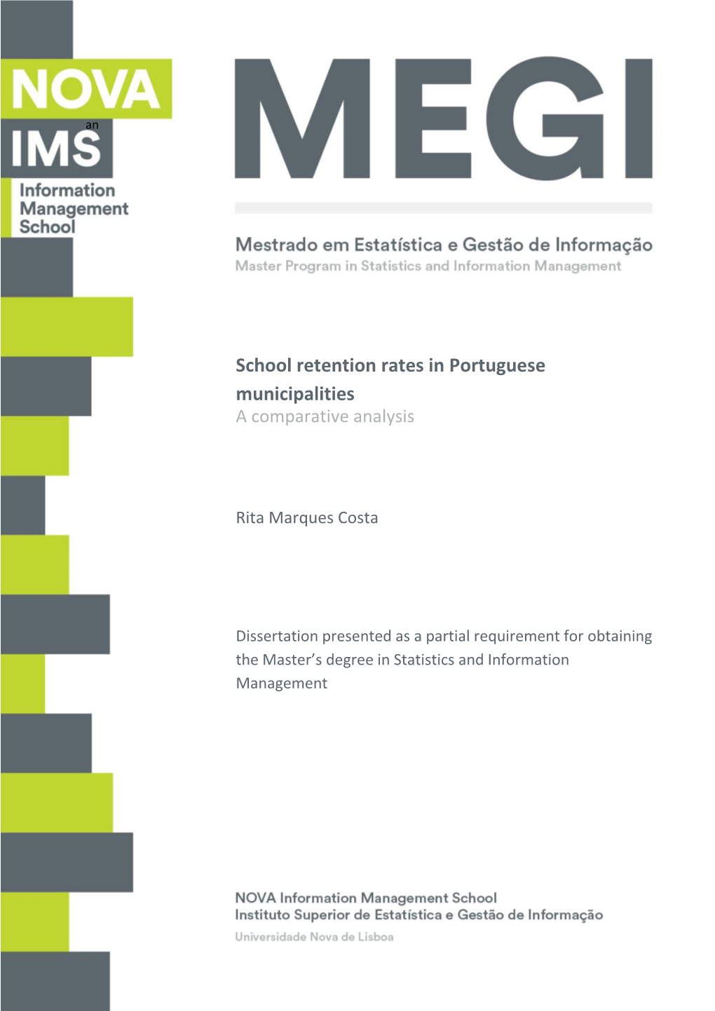 School Retention Rates in Portuguese Municipalities