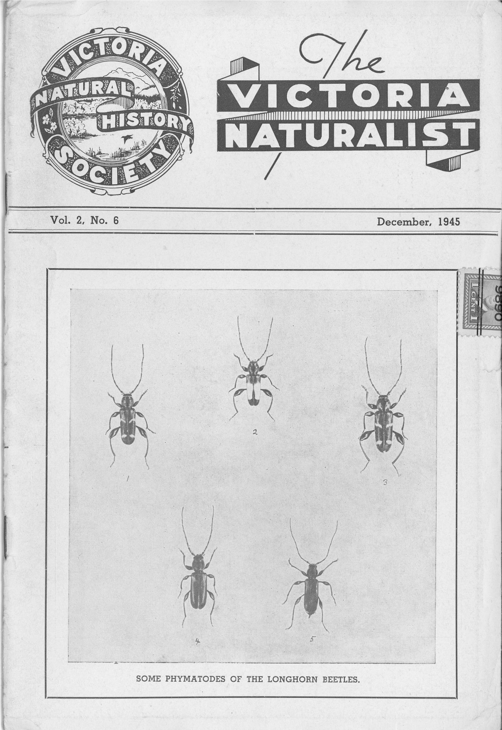 The Victoria Naturalist – 1945 – 12 Vol 02 No 06.Pdf