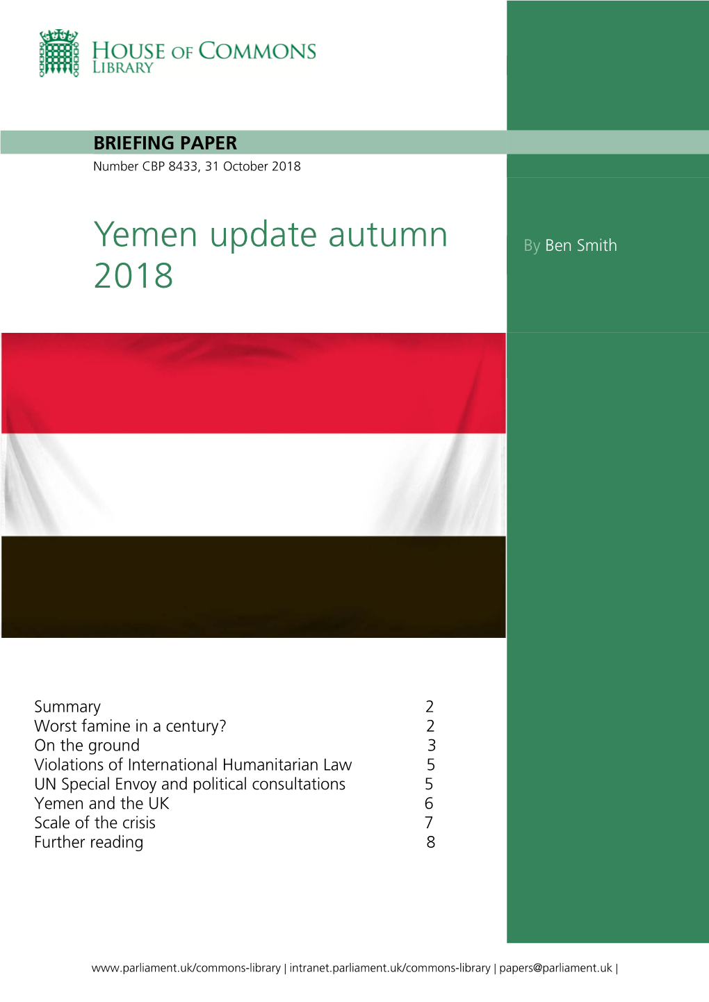 Yemen Update Autumn 2018