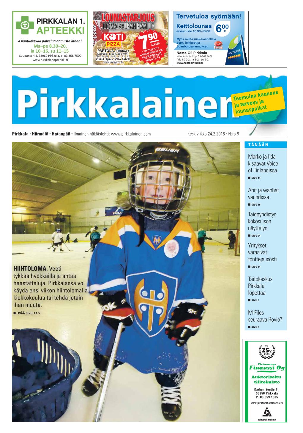 Nro 8 Pirkkalainen 24.2.16