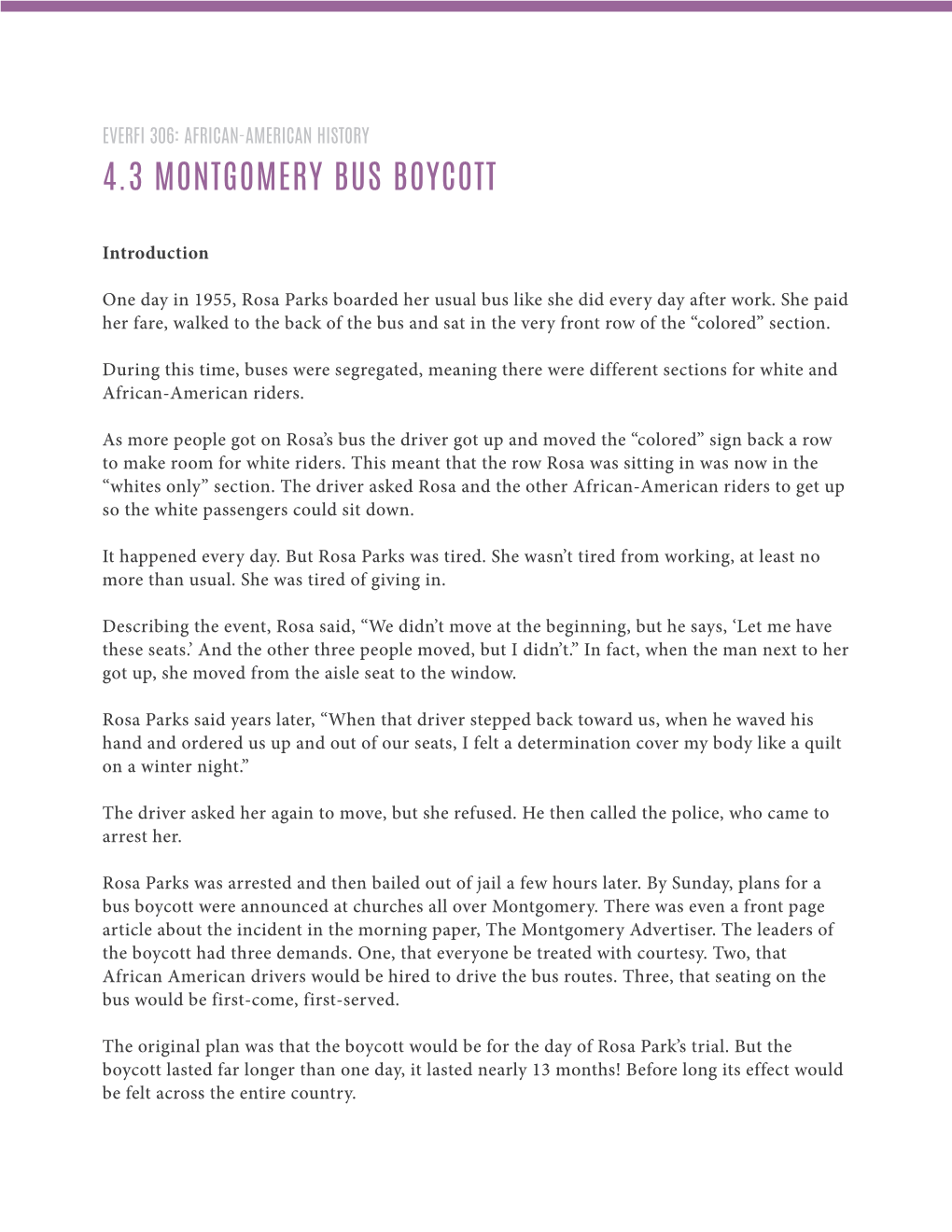 4.3 Montgomery Bus Boycott