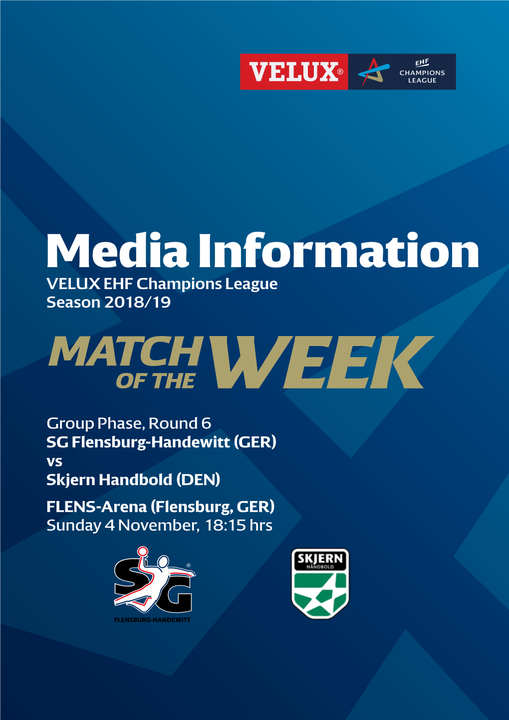 Media Information VELUX EHF Champions League Season 2018/19