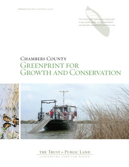 Chambers County Greenprint for Growth and Conservation