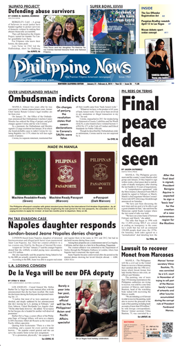 Ombudsman Indicts Corona Napoles Daughter Responds