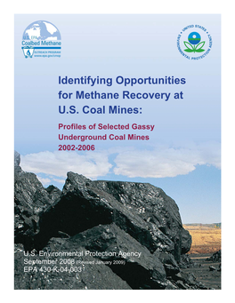 Profiles of Selected Gassy Underground Coal Mines 2002-2006