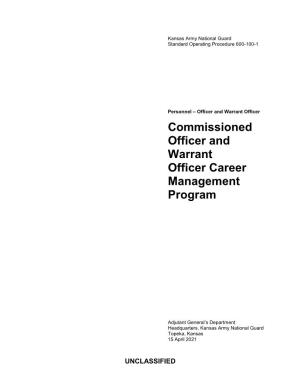 Commissioned Officer and Warrant Officer Career Management Program