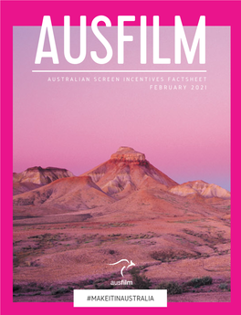 Australian Screen Incentives February 2021