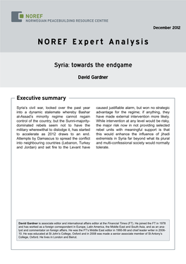 NOREF Expert Analysis