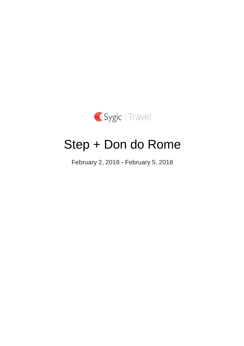 Step + Don Do Rome