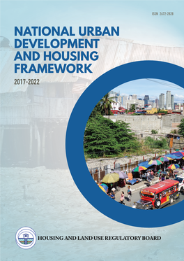 NATIONAL URBAN DEVELOPMENT and HOUSING FRAMEWORK 2017-2022 National Urban Development and Housing Framework 2017-2022