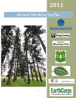 Marymoor Park Master Tree Plan