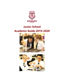 Junior School Academic Guide 2019–2020