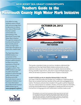 Teachers Guide to the High Water Mark Initiative