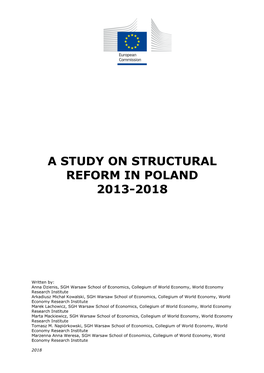 A Study on Structural Reform in Poland 2013-2018