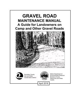 Camp Road Maintenance Manual