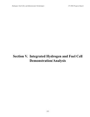 Hydrogen, Fuel Cells and Infrastructure Technologies Program