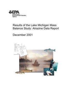 Results of the Lake Michigan Mass Balance Study: Atrazine Data Report