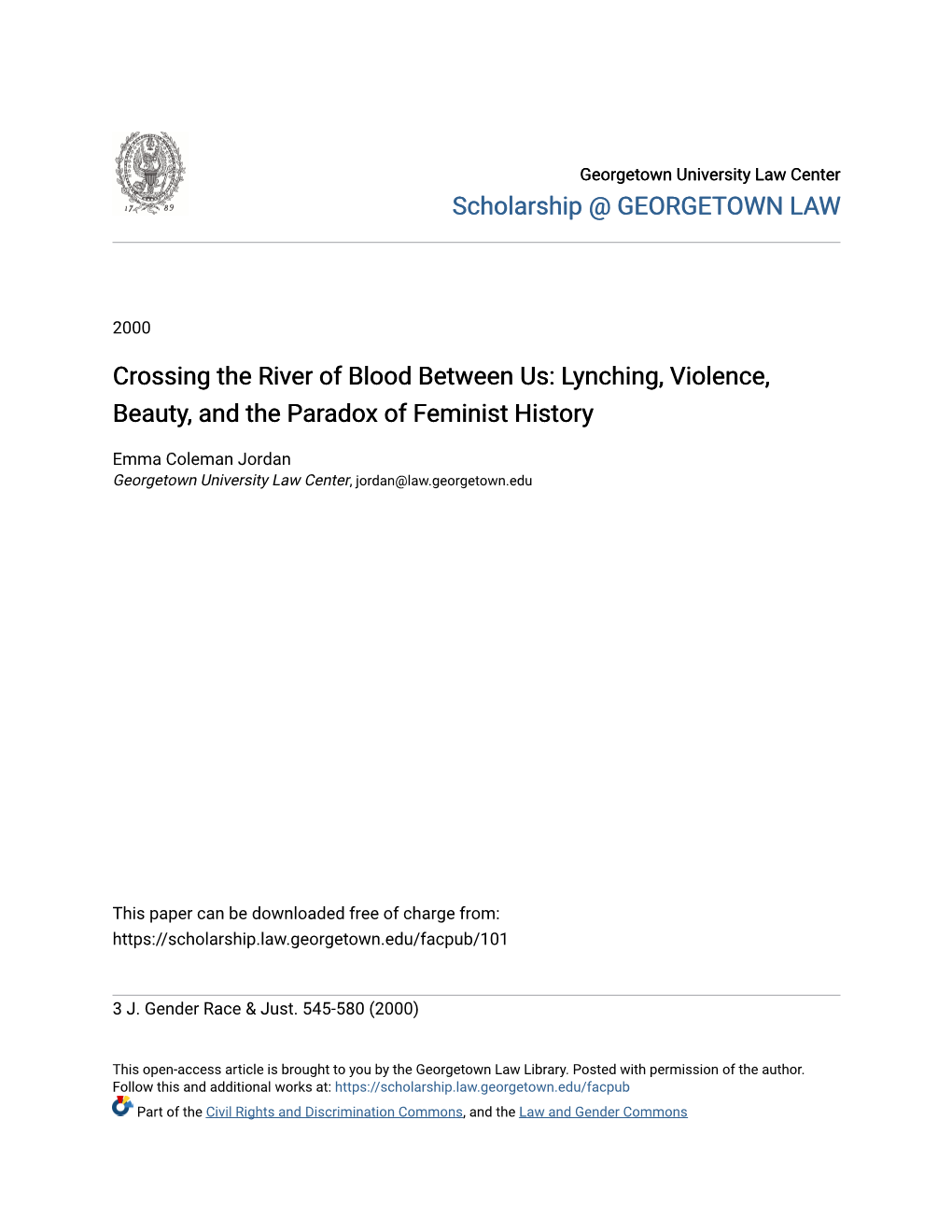 Lynching, Violence, Beauty, and the Paradox of Feminist History