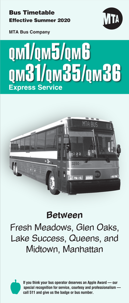 QM31/QM35/QM36 Express Service