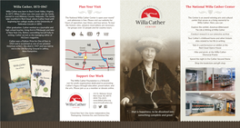 Cather Tourism Brochure 2-20-19