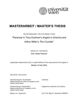 Masterarbeit / Master's Thesis