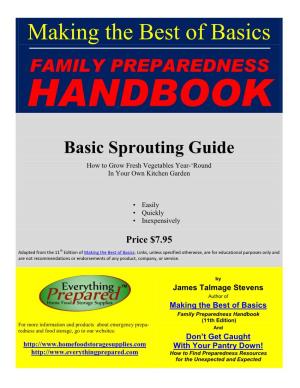 Basic Sprouting Guide