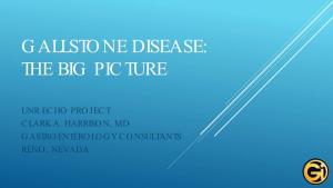 Gallstone Disease: the Big Picture