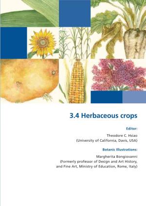 3.4 Herbaceous Crops