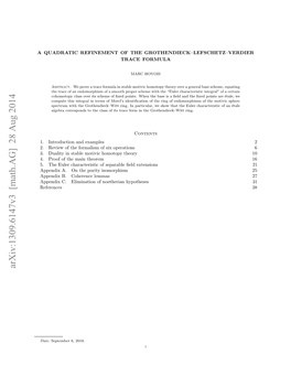 A Quadratic Refinement of the Grothendieck–Lefschetz–Verdier Trace Formula