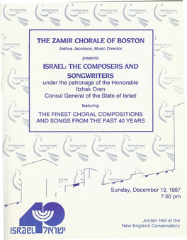 1987 Israel Composers and Songwriters.Pdf