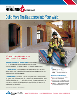 Build More Fire Resistance Into Your Walls