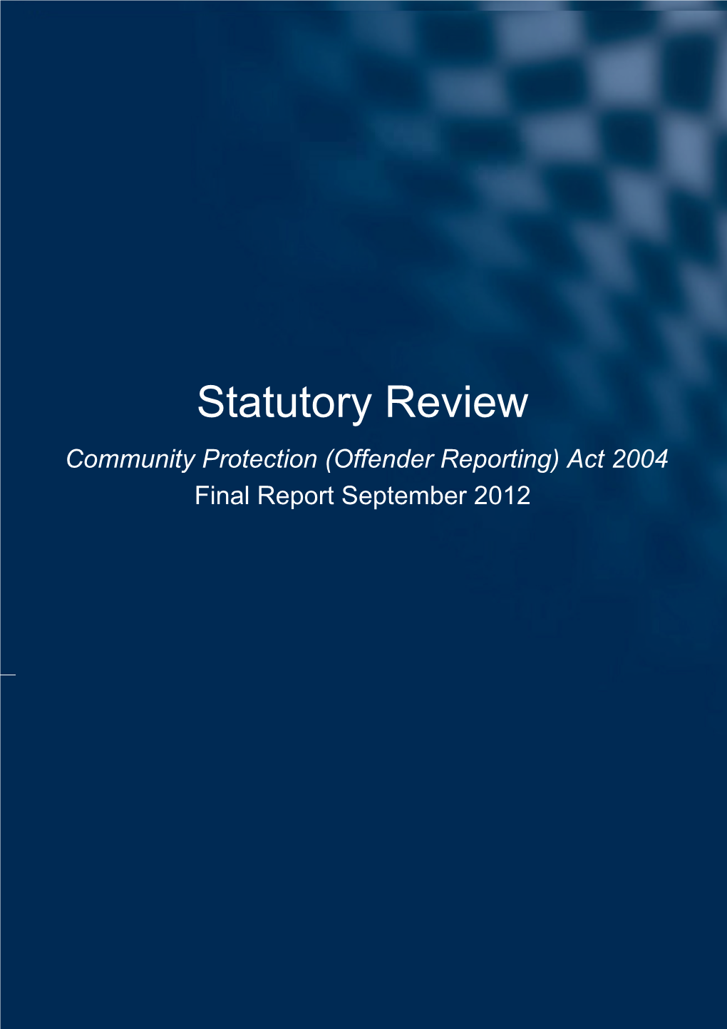 Statutory Review