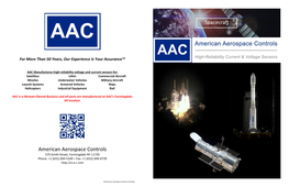 Spacecraft American Aerospace Controls