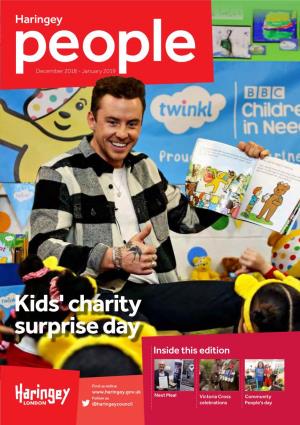 Kids' Charity Surprise Day Inside This Edition