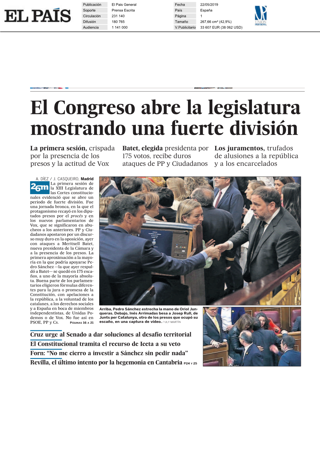 El Congreso Abre La Legislatura Mostrando Una Fuerte División