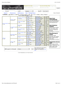 Floriana Horse Pedigree 28.11.10 16:03