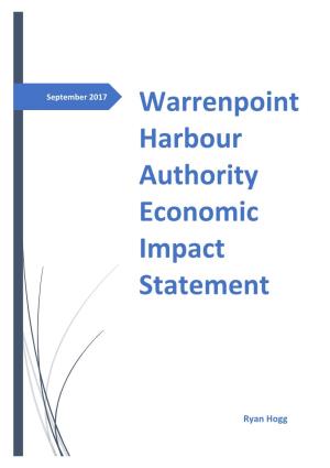 Warrenpoint Harbour Authority Economic Impact Statement