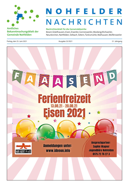 Amtsblatt KW 25 2021