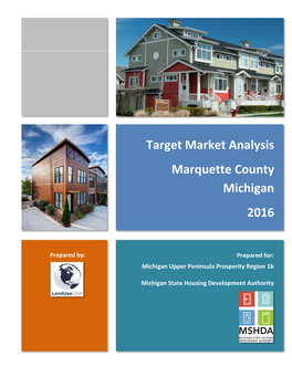 Target Market Analysis Marquette County Michigan 2016