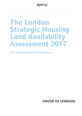Strategic Housing Land Availability Assessment 2017